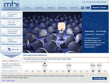 Tablet Screenshot of mh-international.com